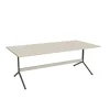 Bord Atlas 1134, 2000x1000mm, højde 720, eg højtrykslaminat, gråt stel