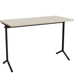 Bord Atlas 1130, 1400x700mm, lyddæmpende eg højtrykslaminat, sortolivent stel