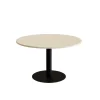 Bord Cirkum, Ø1200mm, højde 720 mm, birk laminat med sort stel