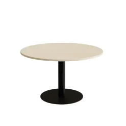 Bord Cirkum, Ø1200mm, højde 720 mm, birk laminat med sort stel