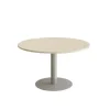 Bord Cirkum, Ø1200mm, højde 720 mm, birk laminat med alugråt stel