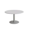 Bord Cirkum, Ø1200mm, højde 720 mm, grå laminat med alugråt stel