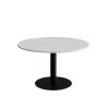 Bord Cirkum, Ø1200mm, højde 720 mm, grå laminat med sort stel
