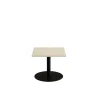 Bord Cirkum, 600x600mm, højde 500 mm, birk laminat med sort stel