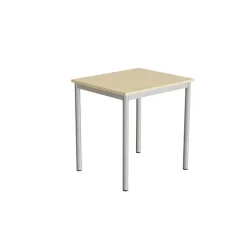 Bord Combi 200, 700x600 mm Højde 720 mm Lyddæmpende birk laminat på alugråt understel