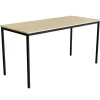 Bord Combi 200, 1800x800 mm Højde 900 mm Lyddæmpende birk laminat på sort stel
