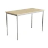 Bord Combi 200, 1400x700 mm Højde 900 mm Lyddæmpende birk laminat på alugråt understel