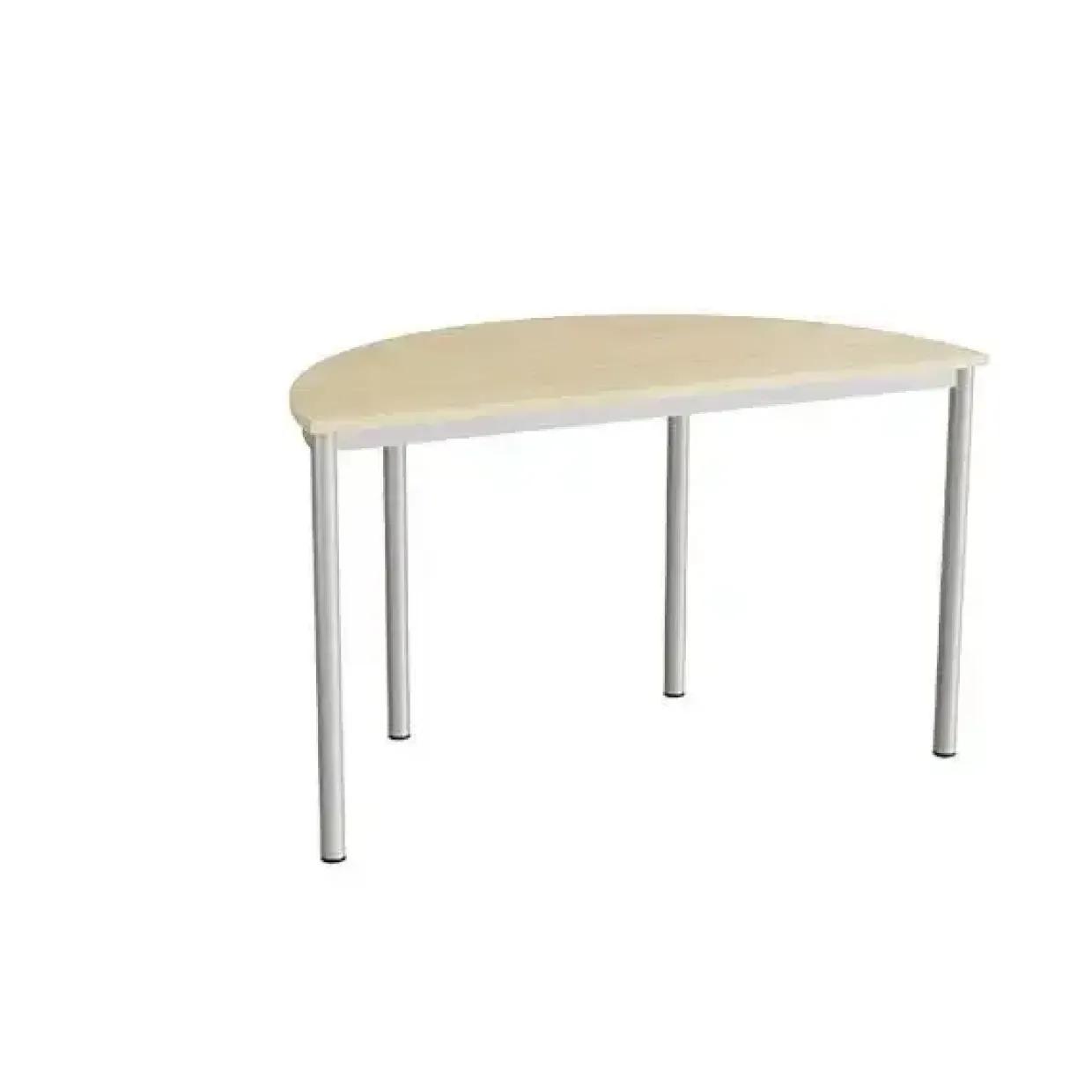 Bord Combi 209, 1200x600 mm højde 720 mm med birk laminat, alu stel