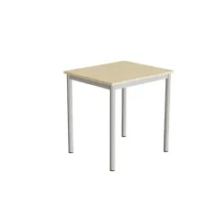 Bord - Combi 200 700x600x720mm - Birk Laminat - Alugråt Stålstel