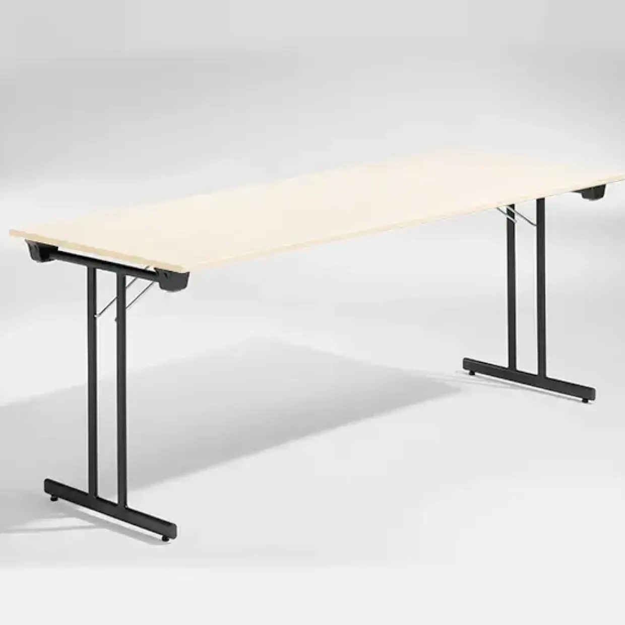 Bord Dinner, Birk 1800x800 mm, Sort understel