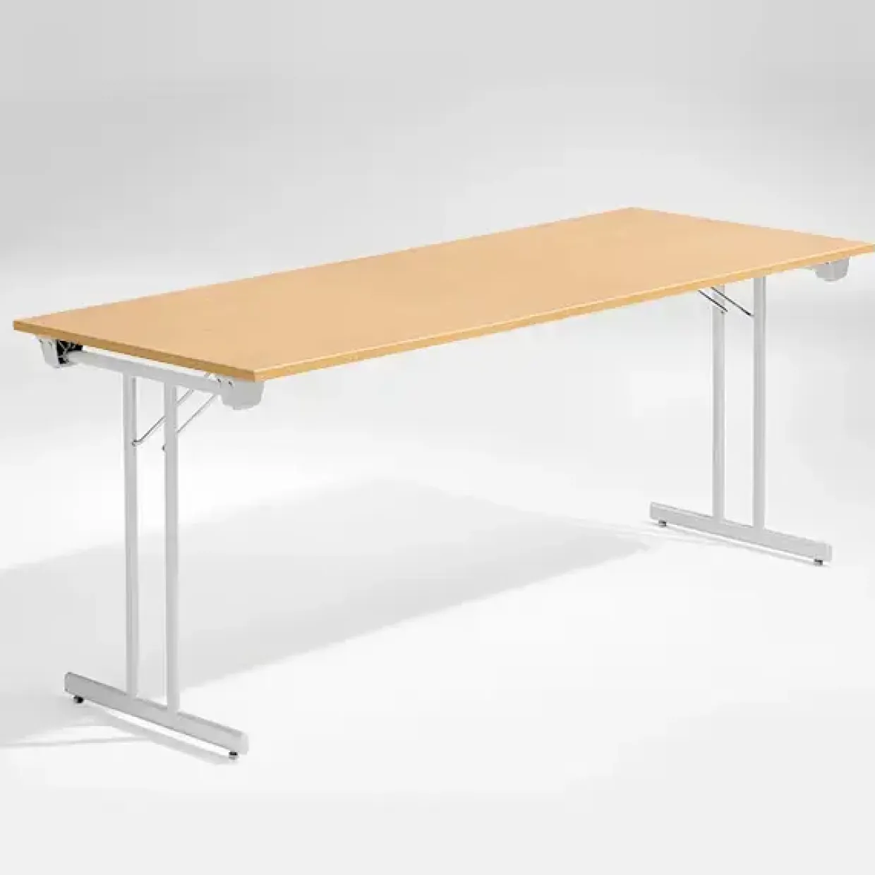 Bord Dinner, Bøk 1800x800 mm, Alugråt understel