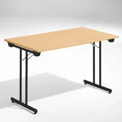 Bord Dinner, Bøk 1200x800 mm, Sort understel