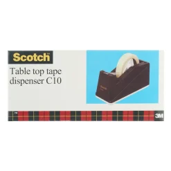 Borddispenser til Scotch kontortape C10 - sort