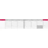 Bordkalender uge - 257x97mm - Spiral - Højformat - Grå - 2027 - Mayland - 27134000