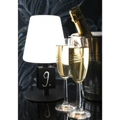 Bordlampe med tavle Securit MICHELLE sort