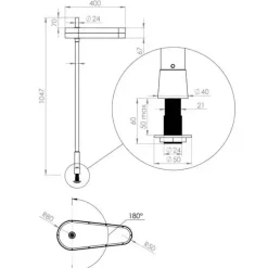 Bordlampe The Lightning sort