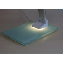 Bordlampe Unilux Popy LED foldbar hvid-metalgrå