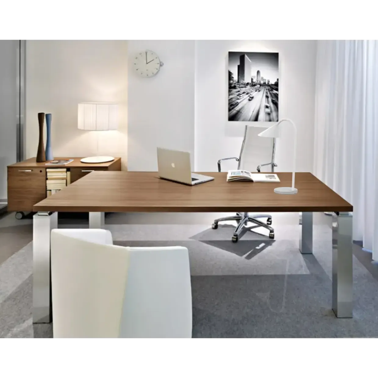 Bordlampe Unilux Sol LED hvid