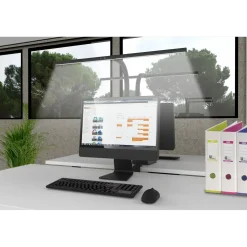 Bordlampe Unilux STRATA LED sort med klemme