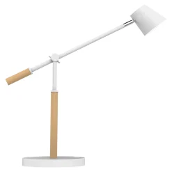 Bordlampe - Unilux Vicky - Hvid/Træ - LED - 11W