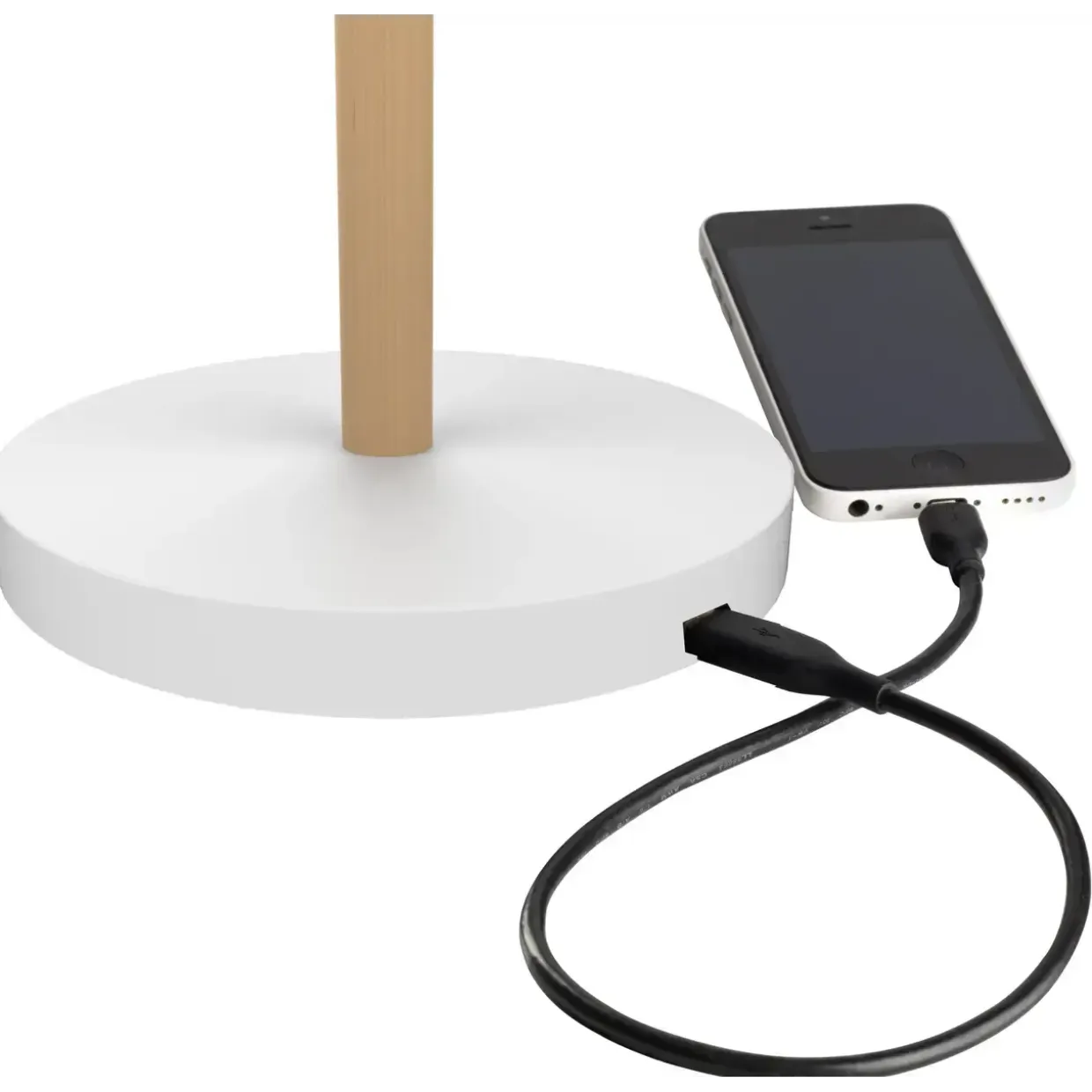 Bordlampe - Unilux Vicky - Hvid/Træ - LED - 11W