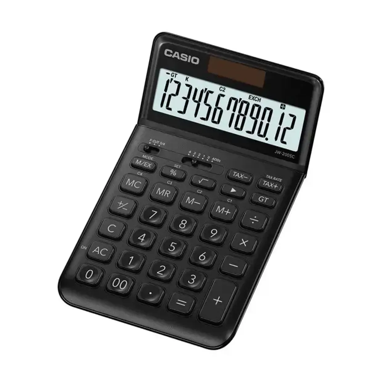 Bordlommeregner - Casio JW-200SC - Sort - 12 cifre