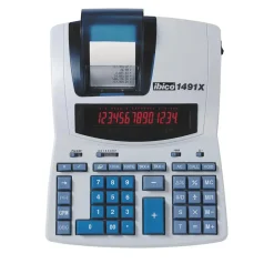 Bordlommeregner med strimmel Rexel Ibico Professional 1491X Strimmelregner