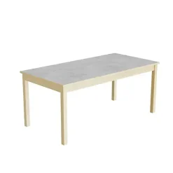 Bord Lovis 601, L1400xB700xH600 mm, lyddæmpende linoleum