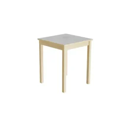 Bord Lovis 601, L600xB600xH720 mm, lyddæmpende linoleum