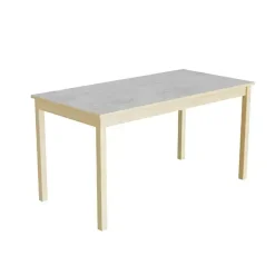 Bord Lovis 601, L1400xB700xH720 mm, lyddæmpende linoleum