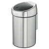 Brabantia Hygiejnespand med plastikinderspand, til vægmontering, stål, 3 l