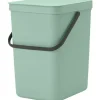Brabantia Sort & Go Affaldsspand, 25 l, mintblå, plast