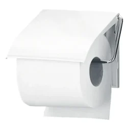 Brabantia Toiletrulleholder - Hvid/eloxeret - Klar til vægmontering