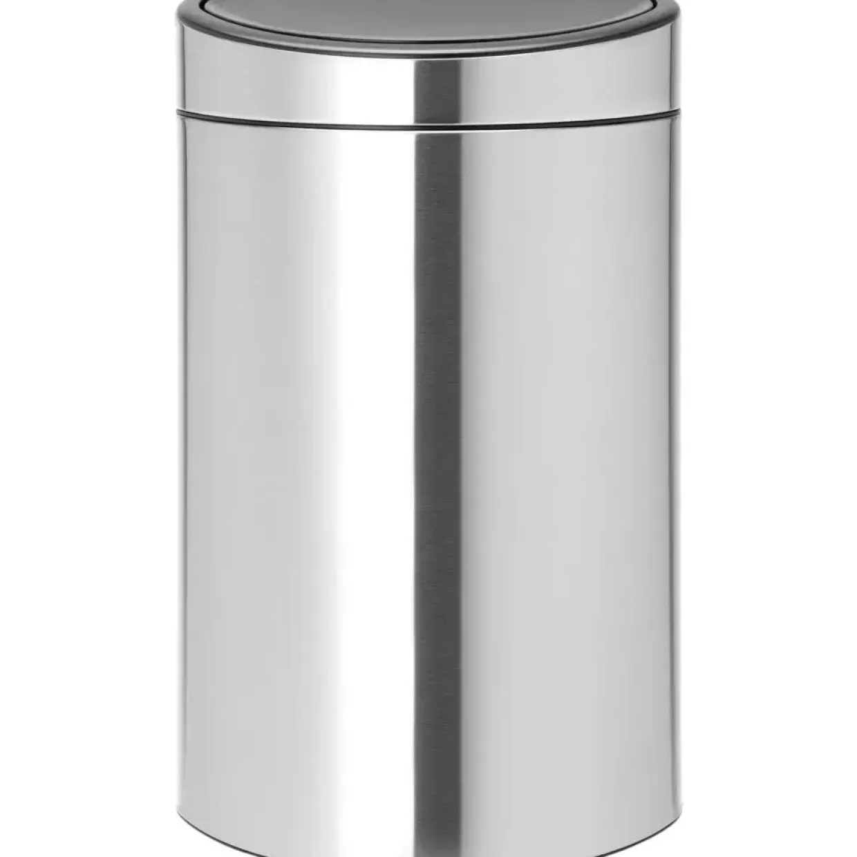 Brabantia Touch Bin New Affaldsspand 33 L stål mat 2-rums 23+10 L