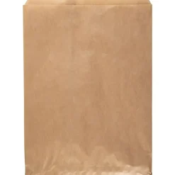 Brødpose, 28x21cm, brun, papir, uden rude - 1000 stk