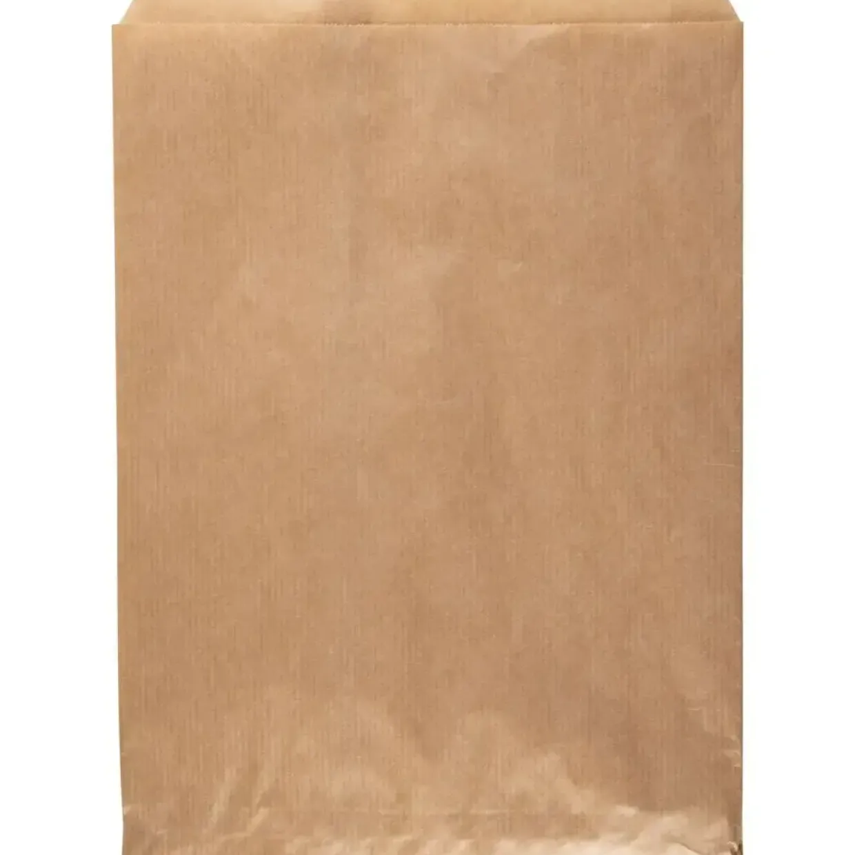 Brødpose, 28x21cm, brun, papir, uden rude - 1000 stk
