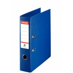 Brevordner A4 Esselte No 1 med 75 mm ryg 811350 - Blå - 10 stk