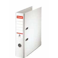 Brevordner A4 Esselte No 1 med 75 mm ryg 811300 - Hvid - 10 stk