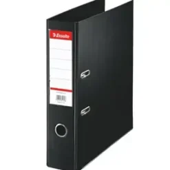Brevordner A4 Esselte Standard med 75 mm ryg - Sort