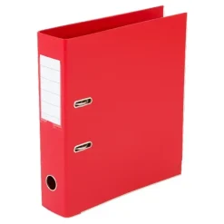 Brevordnere - Q-Line A4 rød 75 mm bred ryg - 10 stk