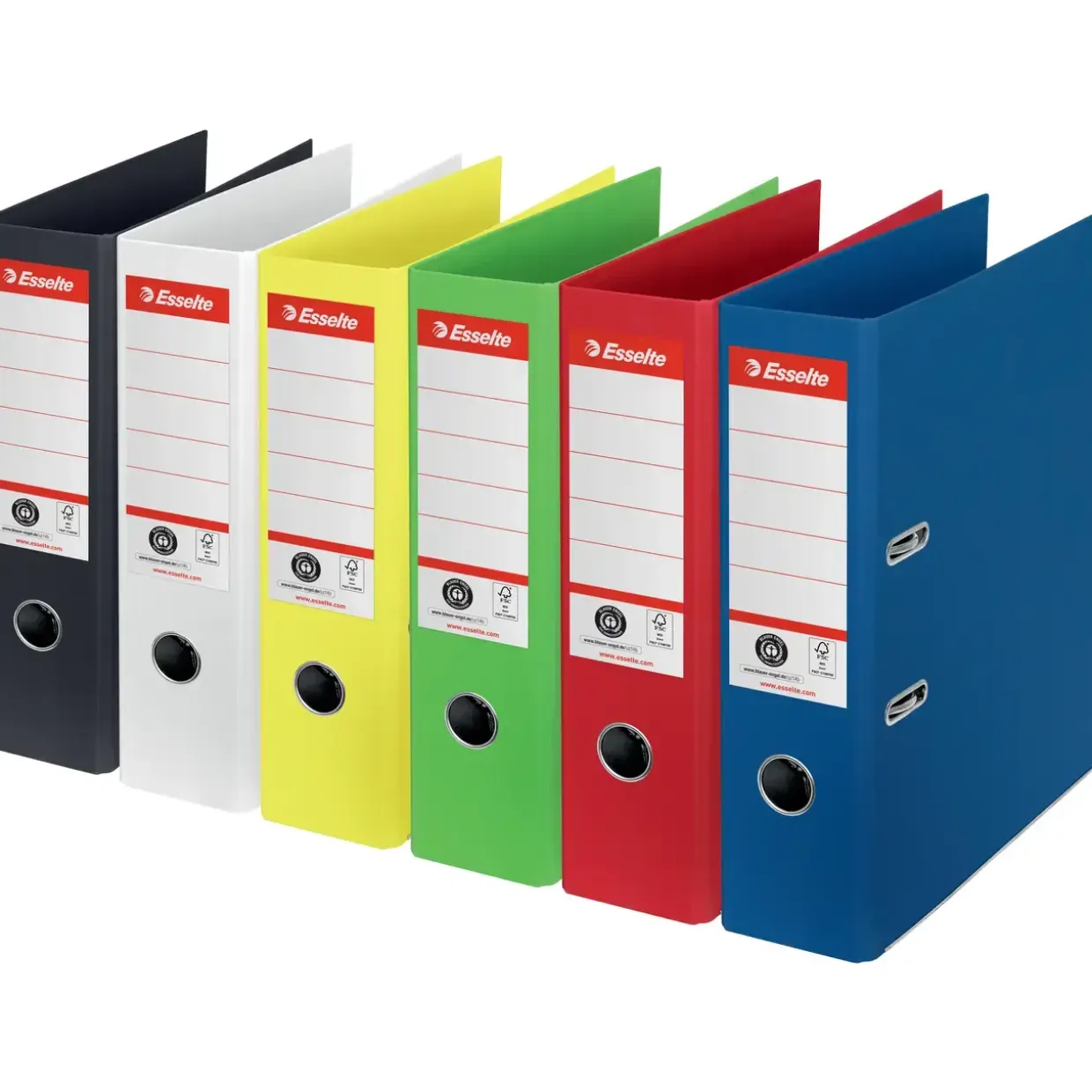 Brevordner Esselte No 1 A4 75mm hvid POB - 10 stk