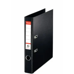 Brevordner Esselte No. 1 A4 sort smal - 10 stk