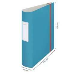 Brevordner Leitz Cosy Active PP A4 80mm - blå