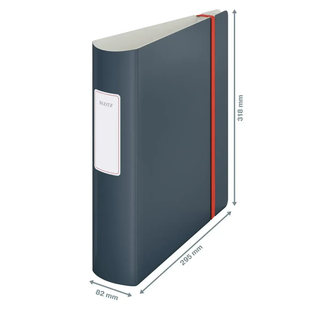 Brevordner Leitz Cosy Active PP A4 80mm grå