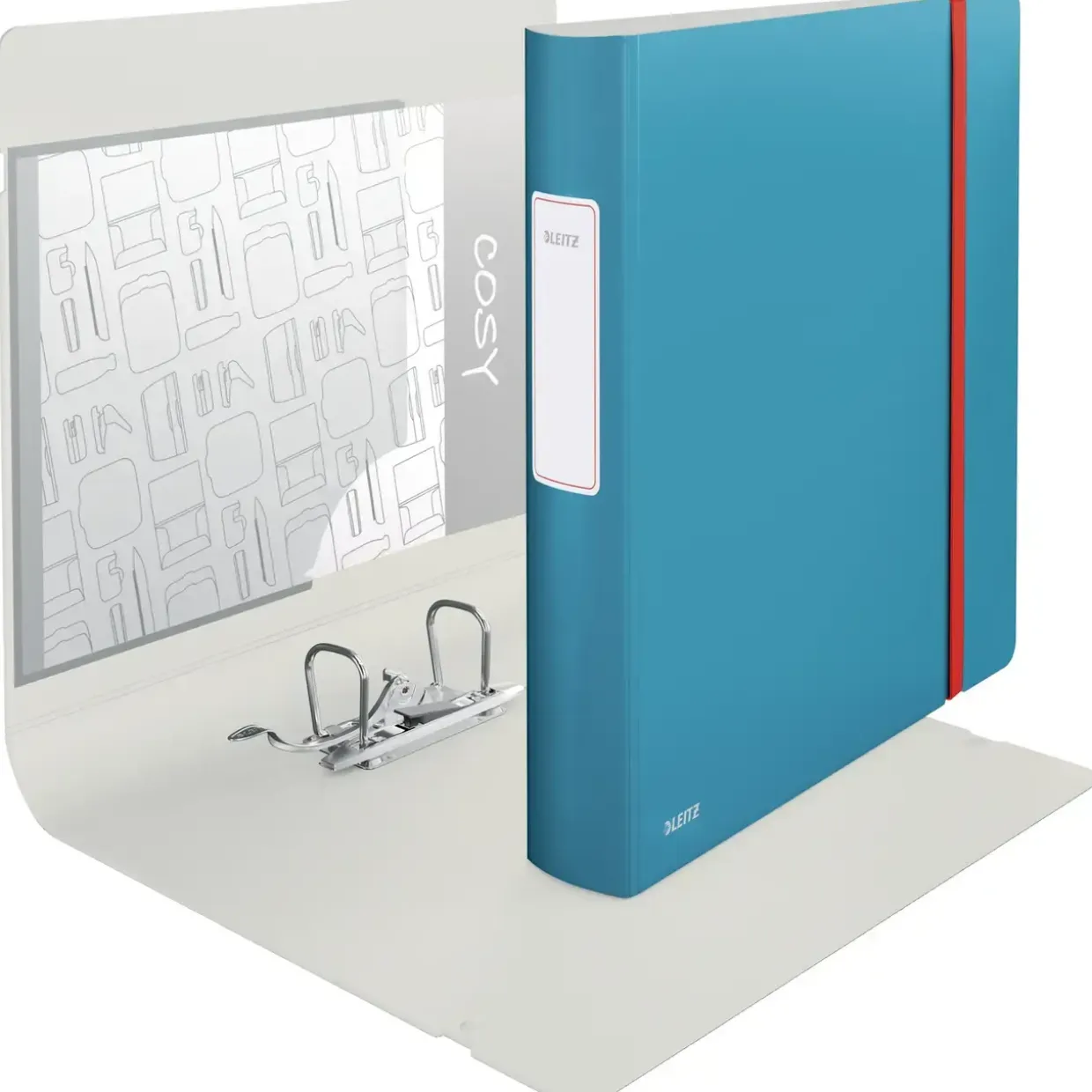 Brevordner Leitz Cosy Active PP A4 60mm blå
