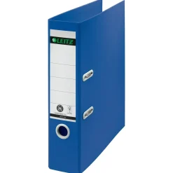 Brevordner Leitz Recycle 180°A4/80mm blå - 10 stk