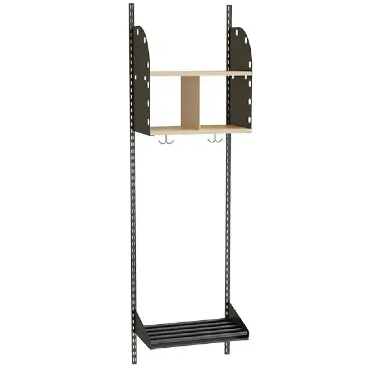 Børne garderobe Adde Kombination A, start, bredde 500 mm 2 pladser