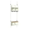Børnegarderobe - BST Kombination C - 2 pladser - Hvid - 500 mm