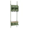 Børnegarderobe BST Kombination C, Startsektion 2 pladser B 500 mm, grøn