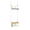 Børnegarderobe BST Kombination G, Startsektion 2 pladser B 500 mm, hvid